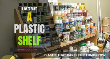 Plastic Shelf Makeover: Painting Tips and Tricks