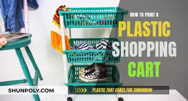 Transforming a Plastic Shopping Cart with Paint