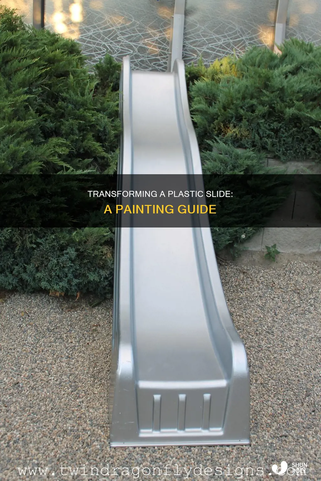 how to paint a plastic slide