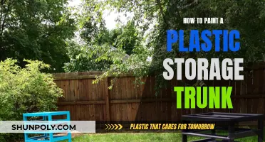 Transforming Plastic Trunks: A Guide to Painting and Revamping