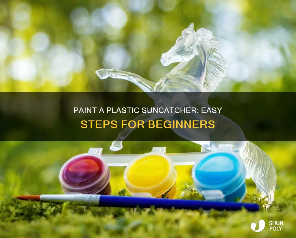 how to paint a plastic suncatcher