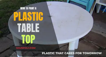 Transforming Plastic Tabletops: A Guide to Painting Techniques