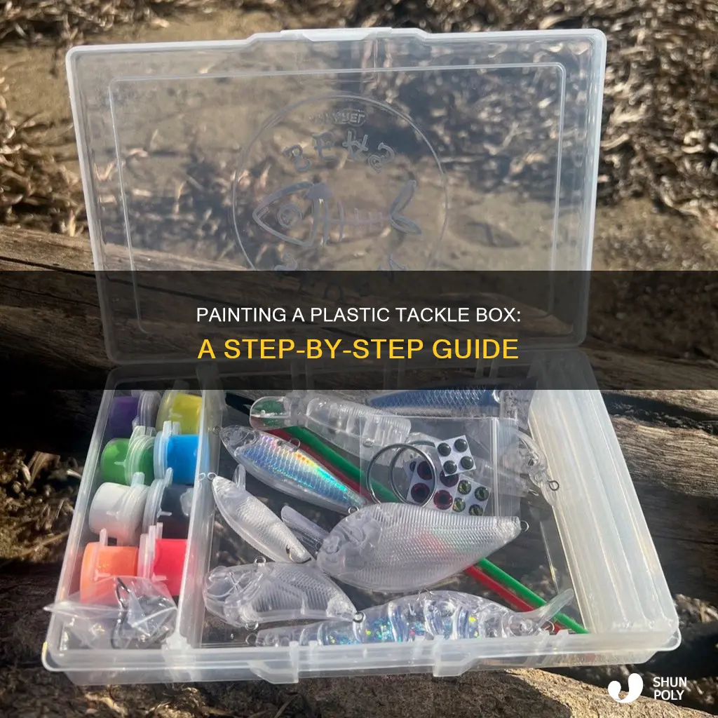 how to paint a plastic tackle box