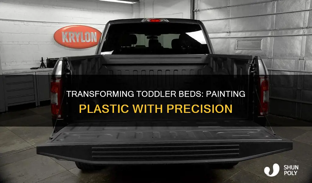 how to paint a plastic toddler bed