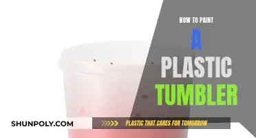 Transforming Plastic Tumblers with Paint