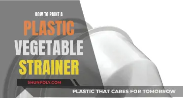 Transforming Plastic Vegetable Strainers with Paint