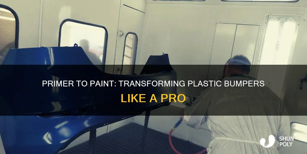 how to paint a primed plastic bumper
