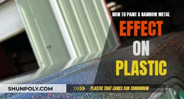 Create Rainbow Metal Effects on Plastic with Ease