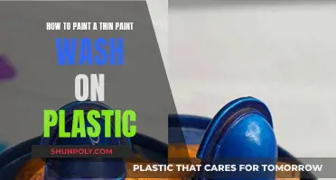 Thin Paint Wash on Plastic: Master the Art