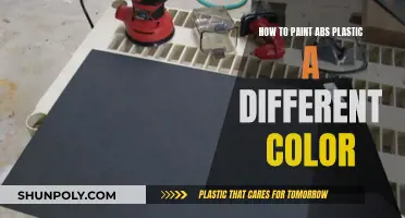 Transforming ABS Plastic: Painting a New Color