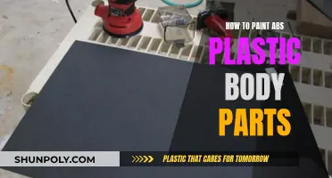 Painting ABS Plastic: Achieving a Flawless Finish on Body Parts
