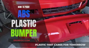Painting ABS Plastic Bumpers: A Step-by-Step Guide