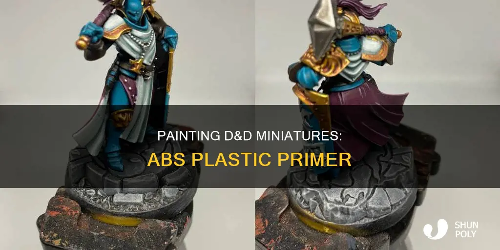 how to paint abs plastic d&d miniatures