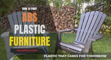 Transforming ABS Plastic Furniture with Paint