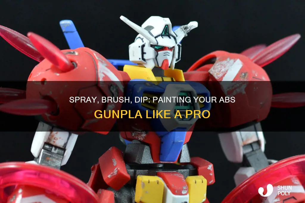 how to paint abs plastic gunpla