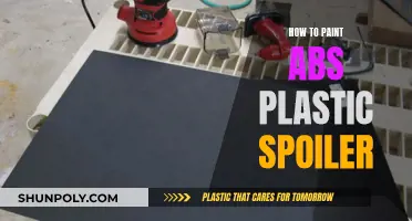 Painting an ABS Plastic Spoiler: A Step-by-Step Guide