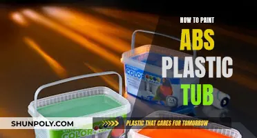 Painting an ABS Plastic Tub: A Step-by-Step Guide