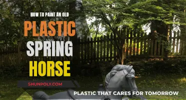 Transforming an Old Plastic Spring Horse with Paint