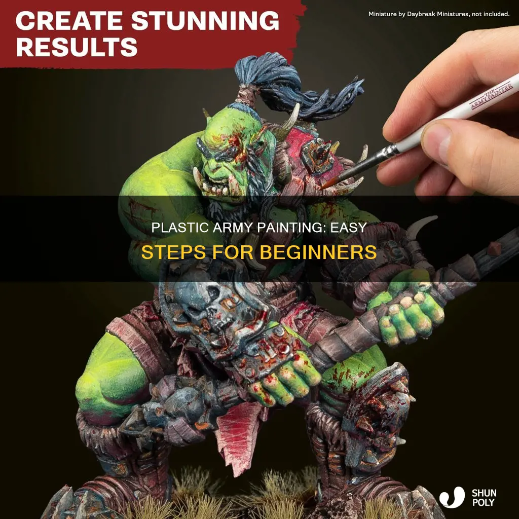 how to paint armies in plastic