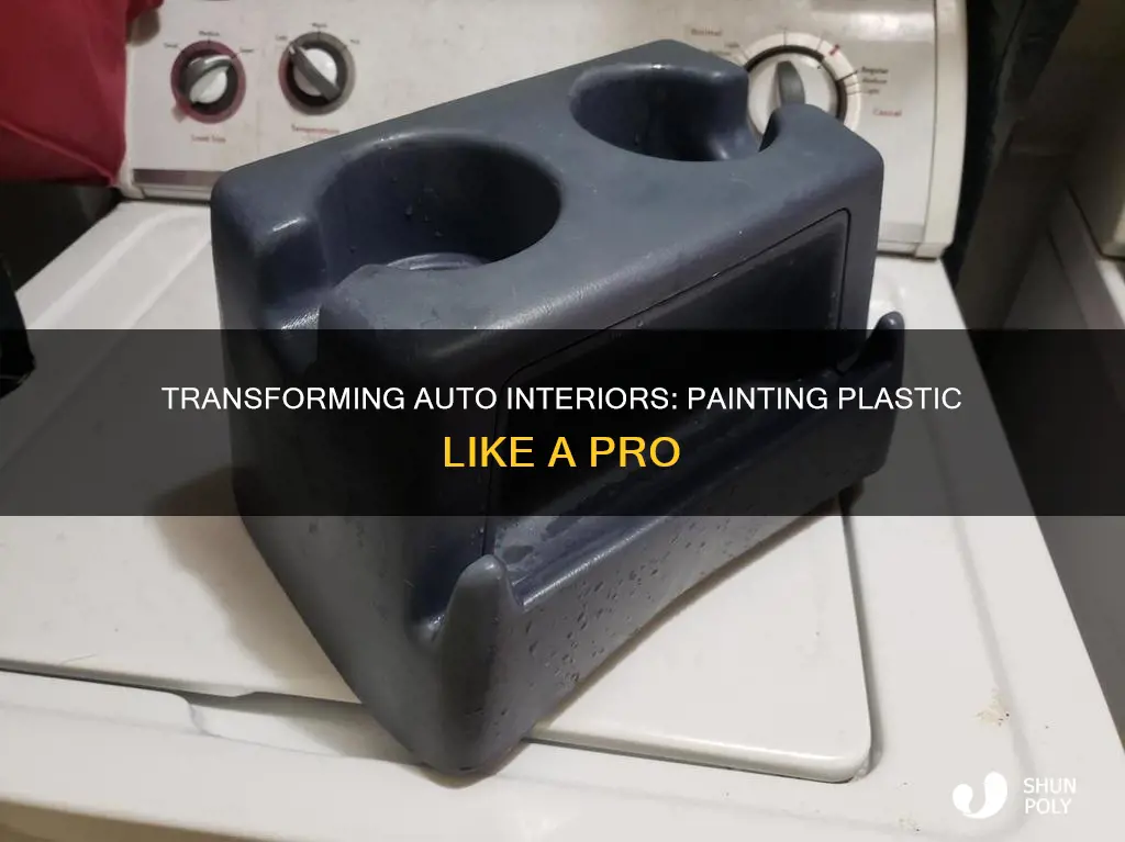 how to paint auto interior plastic