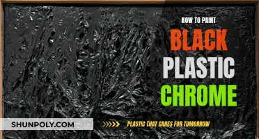 Transforming Black Plastic into Chrome: A Painting Guide