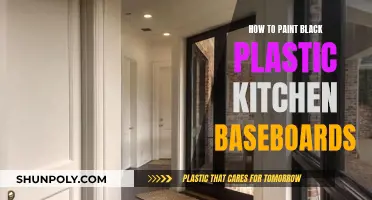 Black Baseboards: Painting Plastic the Right Way