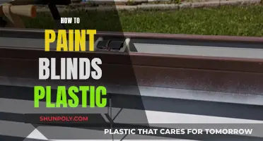 Plastic Blind Makeover: Painting Your Window Treatments