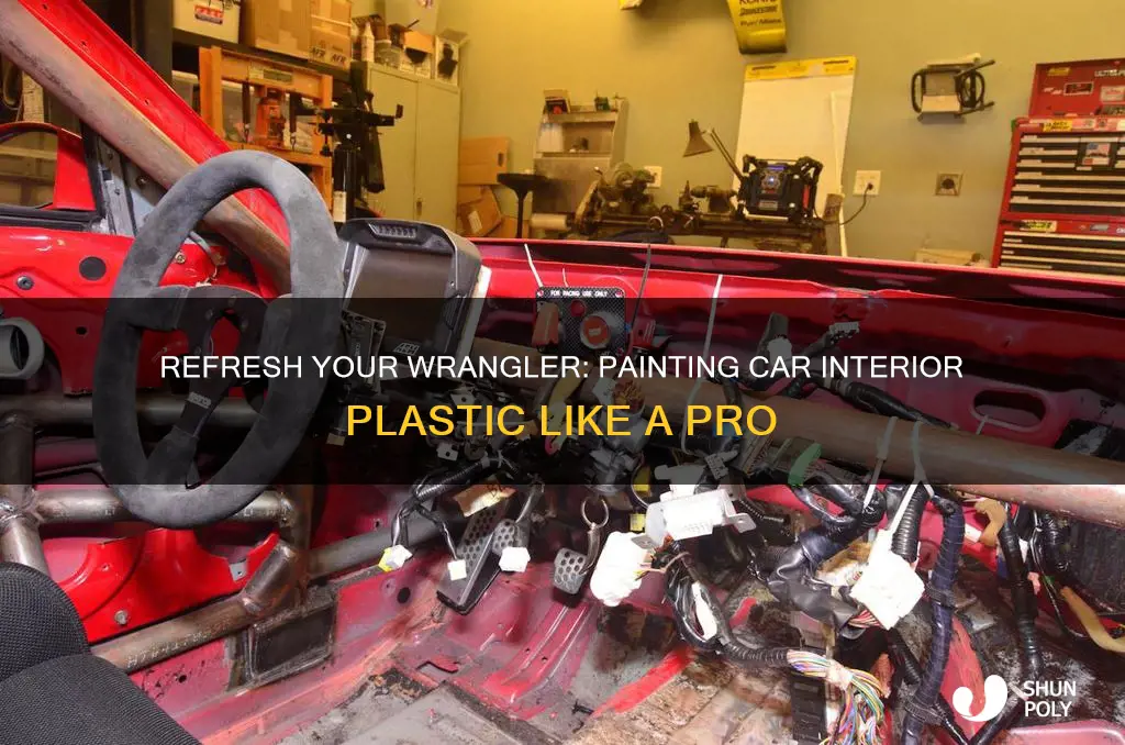 how to paint car interior plastic wrangler tj