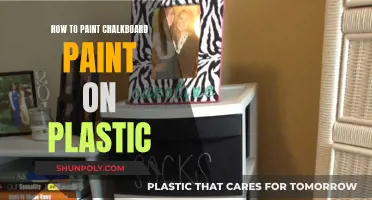 Transforming Plastic with Chalkboard Paint: A Creative Guide