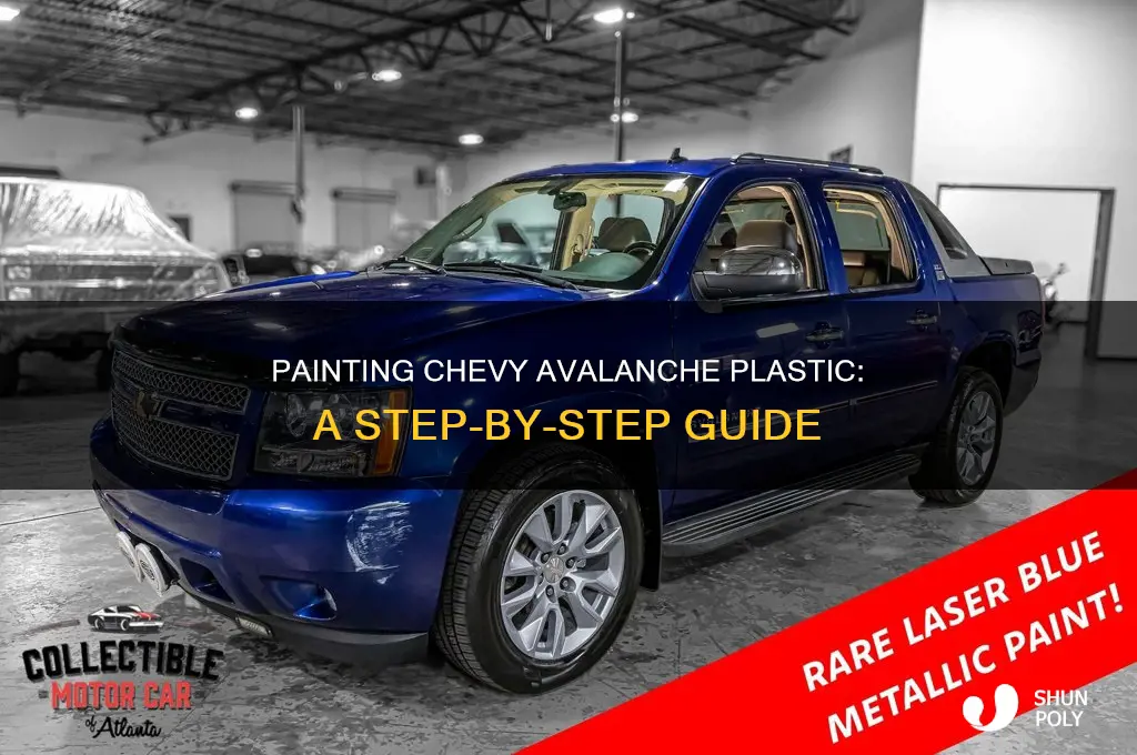 how to paint chevy avalanche plastic