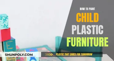 Transforming Children's Plastic Furniture with Paint