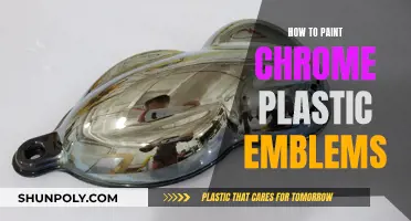 Transforming Chrome Plastic Emblems with Paint: A Guide