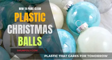 Transforming Clear Christmas Balls with Paint