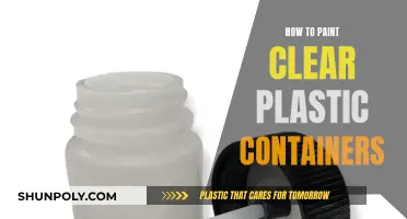 Transforming Clear Plastic Containers with Paint: A Creative Guide