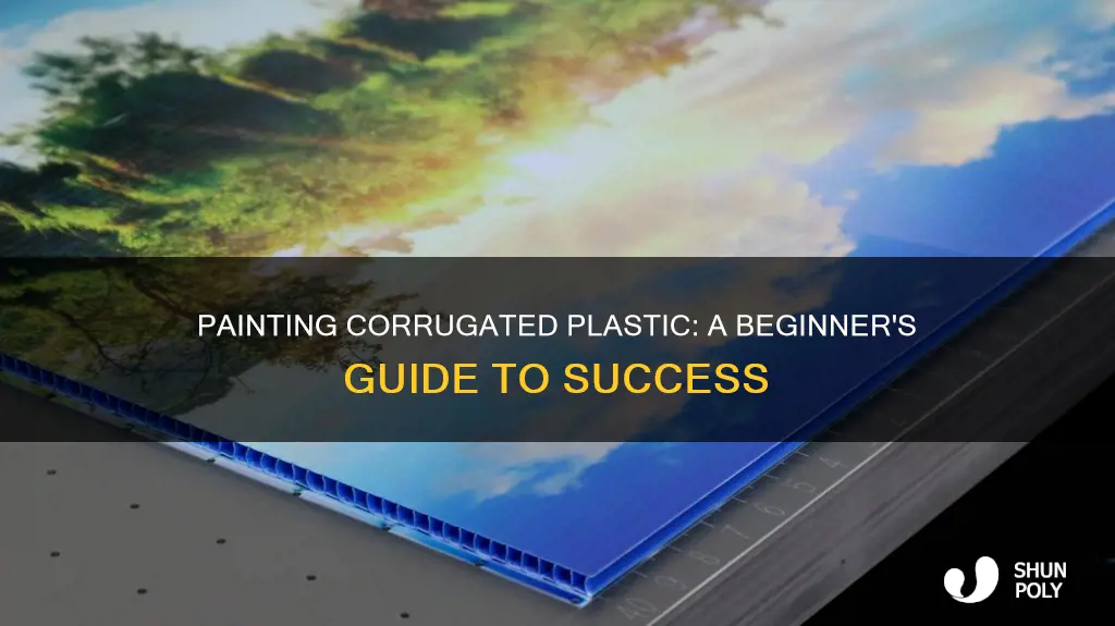how to paint corrugated plastic