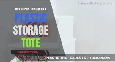 Transforming Plastic Totes: Painting Design Techniques