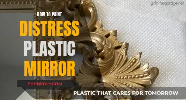 Transforming Plastic Mirrors: A Distressed Paint Effect Guide
