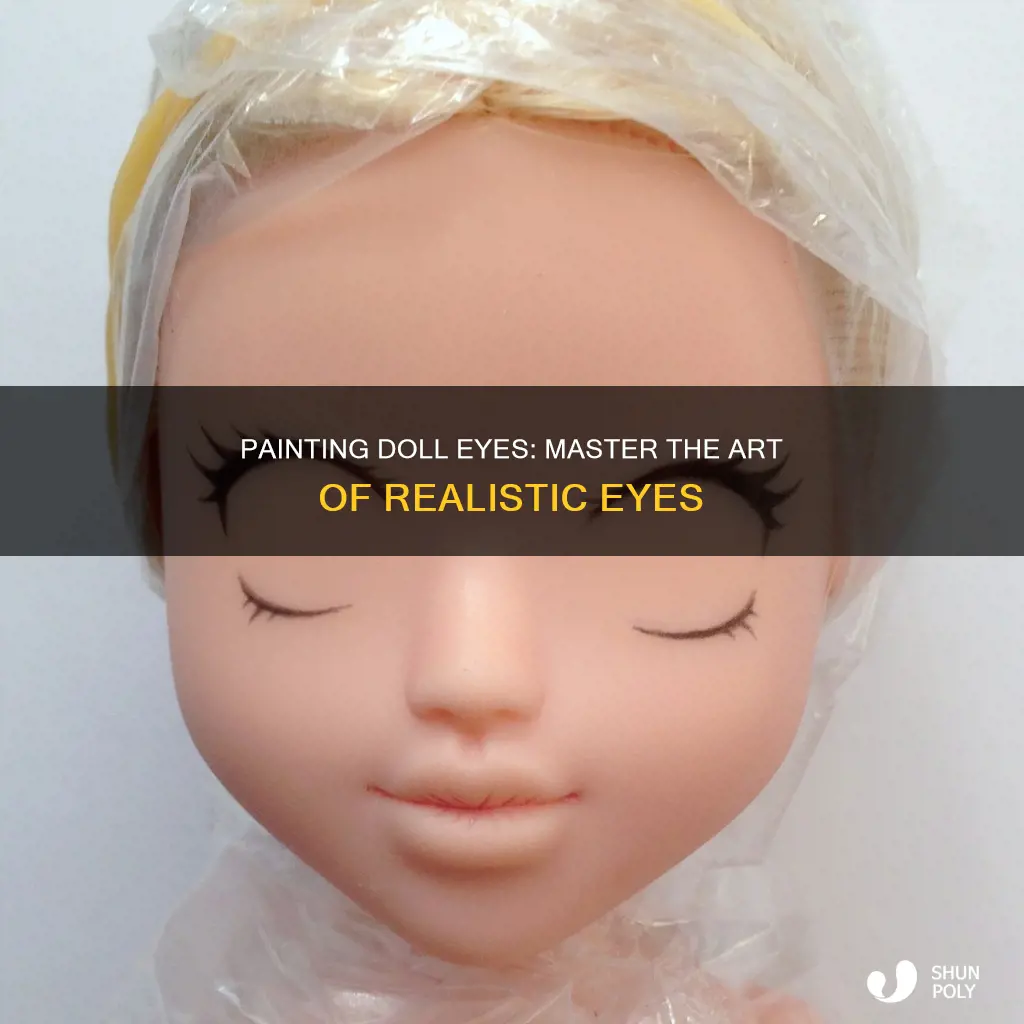 how to paint doll eyes on plastic
