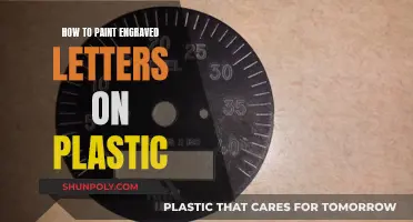 Painting Engraved Letters on Plastic: A Step-by-Step Guide
