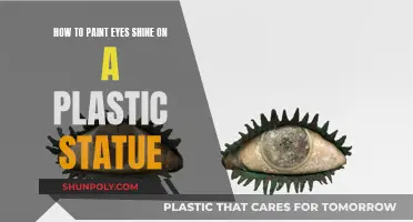 Painting Plastic Statues: Eyes that Shine Brightly