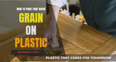 Simulating Wood Grain: Painting Fake Wood on Plastic