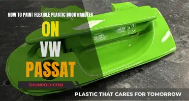 Painting VW Passat Door Handles: A Flexible Plastic Guide