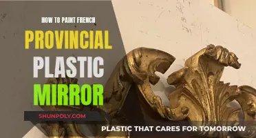 Transforming a Plastic French Provincial Mirror with Paint