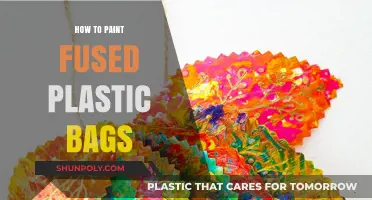 Creative Upcycling: Painting Fused Plastic Bags for Unique Art Projects