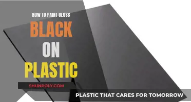 Glossy Black Plastic: The Art of Painting Perfection
