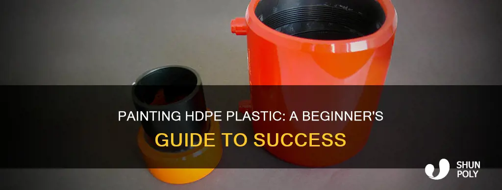 how to paint hdpe plastic