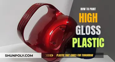 Glossy Plastic Makeover: Achieving a High-Shine Finish with Paint