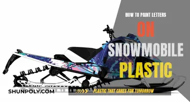 Painting Letters on Snowmobile Plastic: A Step-by-Step Guide