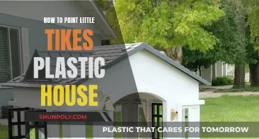 Transforming Little Tikes Plastic House with Paint