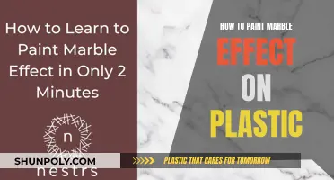 Create a Realistic Marble Effect on Plastic with Paint